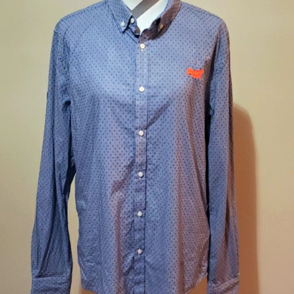 super dry brand dress shirt XL